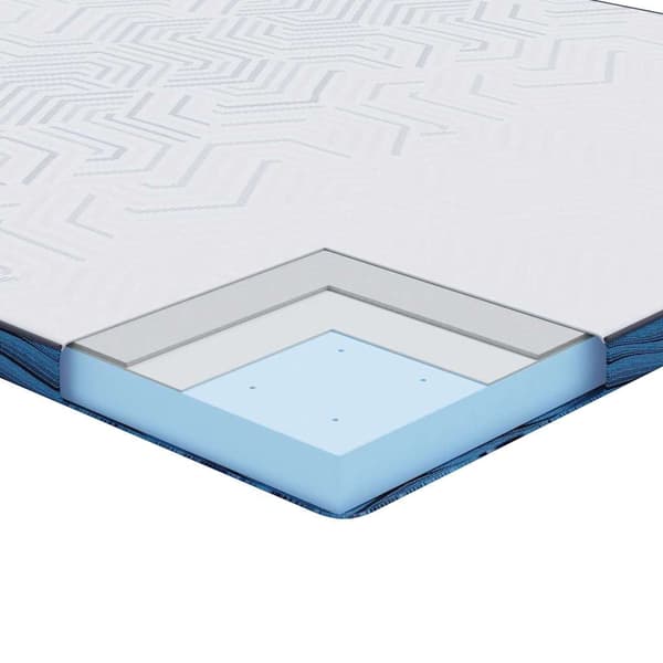 vidaXL Madrasskydd Vit 90 x 200 cm Jacquardtyg