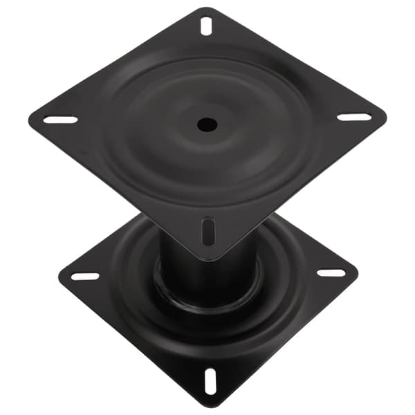 vidaXL Bas för båtsits svart 18 cm stål