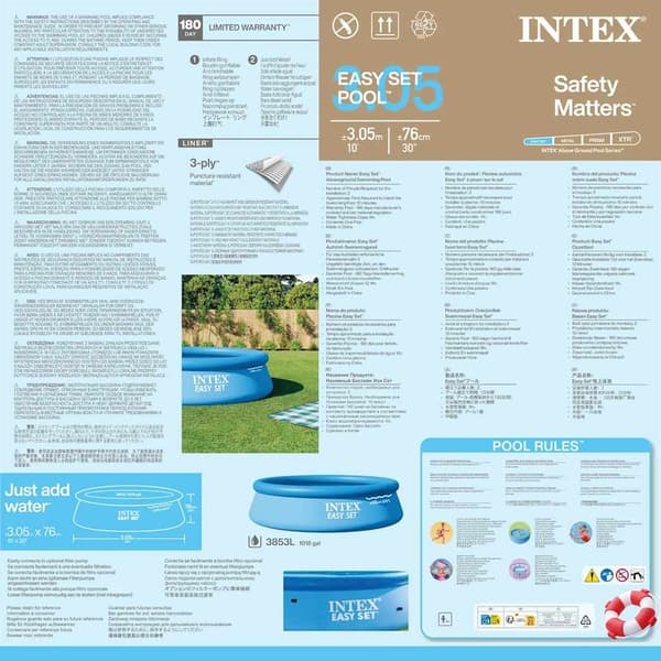 INTEX Pool Easy Set 305x76 cm 28120NP