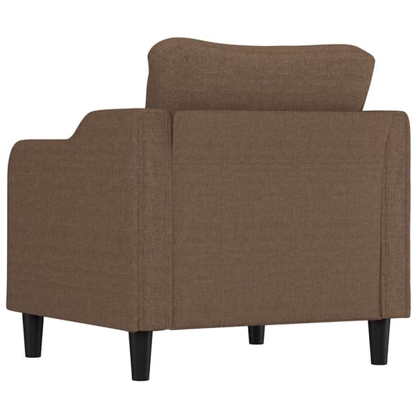 vidaXL Fåtölj brun 60 cm tyg