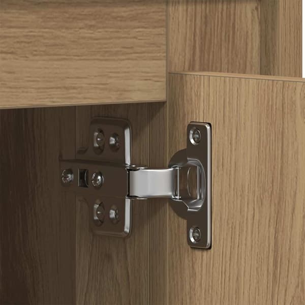 vidaXL Sideboard Artisan Ek 80 x 40 x 75 cm Konstruerat trä