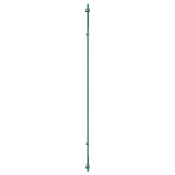 vidaXL Köksskydd Svart 120 x 60 cm härdat glas
