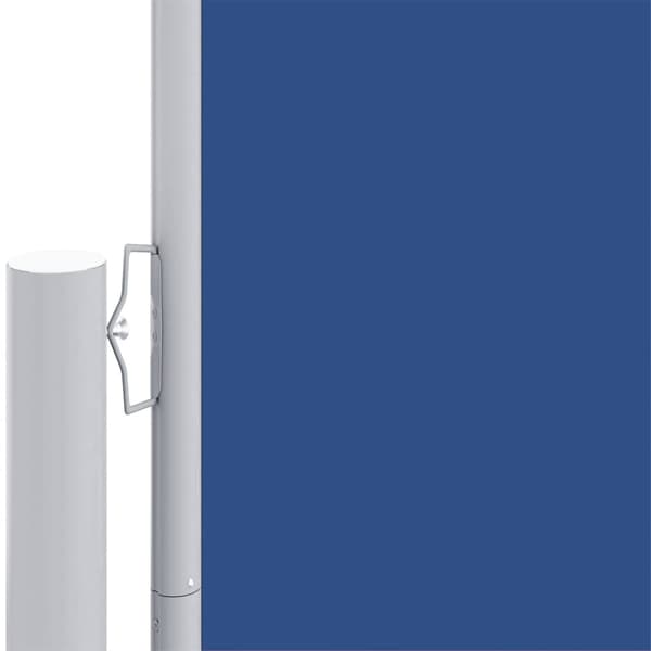 vidaXL Infällbar sidomarkis blå 180x1200 cm