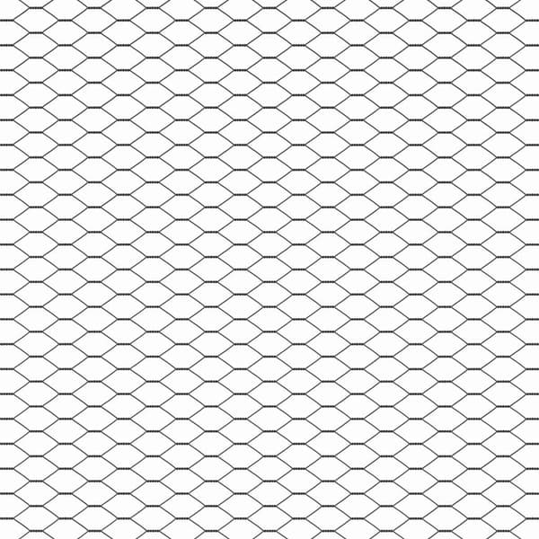 vidaXL Hexagonstängsel Grå 1,2 x 100 m PVC