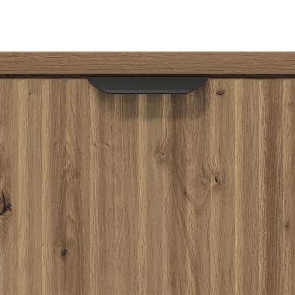 vidaXL Serviesskap Artisan Eik 79,5 x 33 x 82 cm Konstruert tre