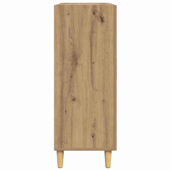 vidaXL Serviesskap Artisan Eik 34 x 69.5 x 90 cm Konstruert tre