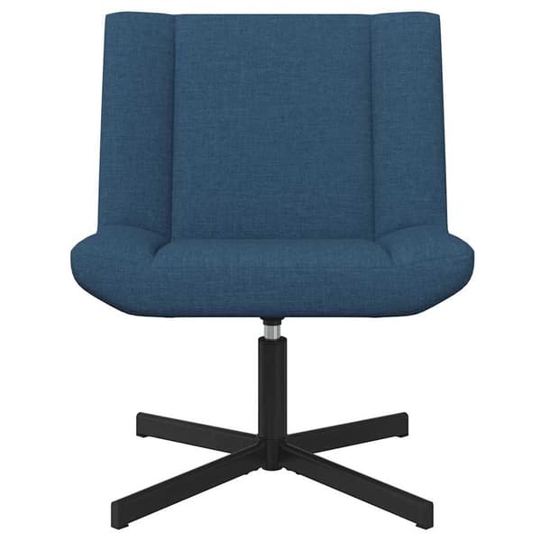 vidaXL Skrivstol Blå 63 x 75 x 76 cm tyg