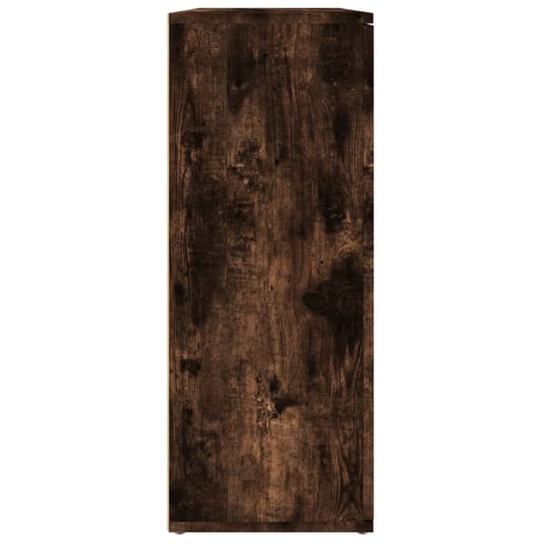 vidaXL Skjenk røkt eik 91x29,5x75 cm konstruert tre