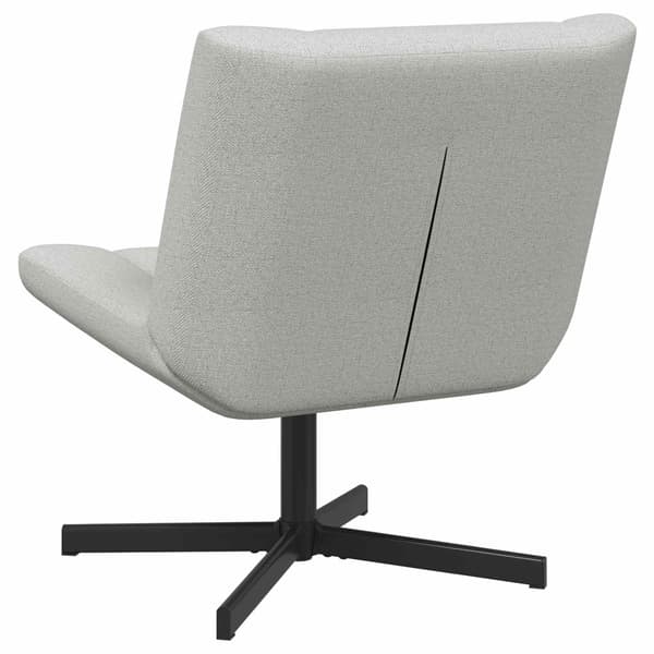 vidaXL Skrivstol Moln Grå 63 x 75 x 76 cm tyg
