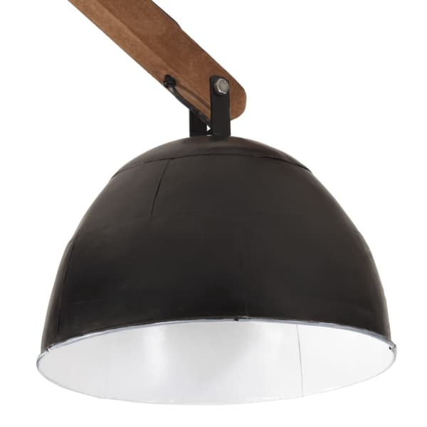 vidaXL Taklampe 25 W svart 29x18x85 cm E27