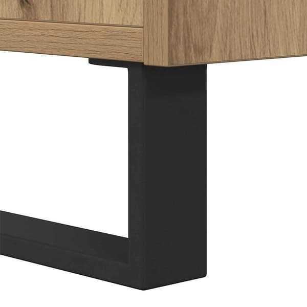 vidaXL Kaffebord med skuff artisan eik Konstruert tre