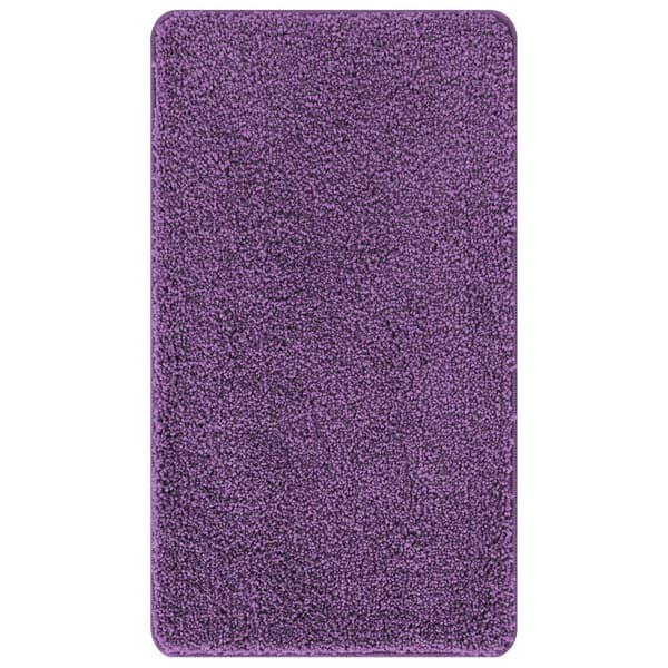 vidaXL Badematte Rektangulær Blå 70x120 cm Polypropylen Sklisikker