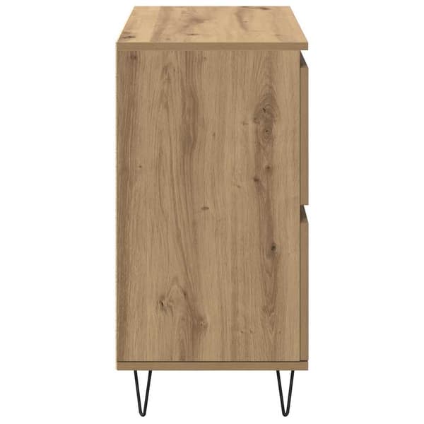 vidaXL Serviesskap Artisan Eik 60 x 35 x 70 cm