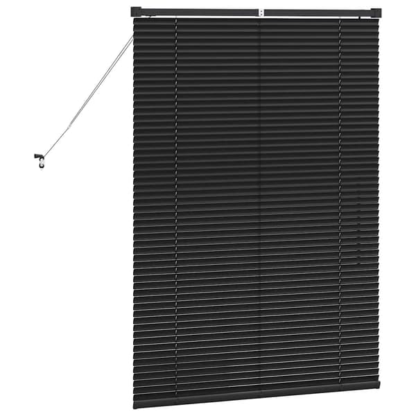 vidaXL Persienner Svart 130 x 85 cm Aluminium