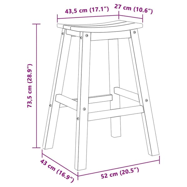 vidaXL Hage bar sett 4 pcs Lysegrå HDPE