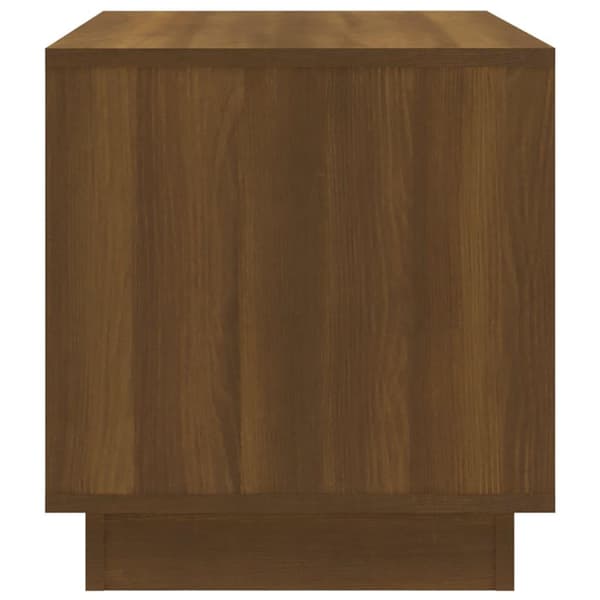 vidaXL TV-benk brun eik 70x41x44 cm sponplate