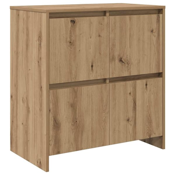 vidaXL Skap 3 pcs artisan eik 70 x 41 x 75 cm Konstruert tre