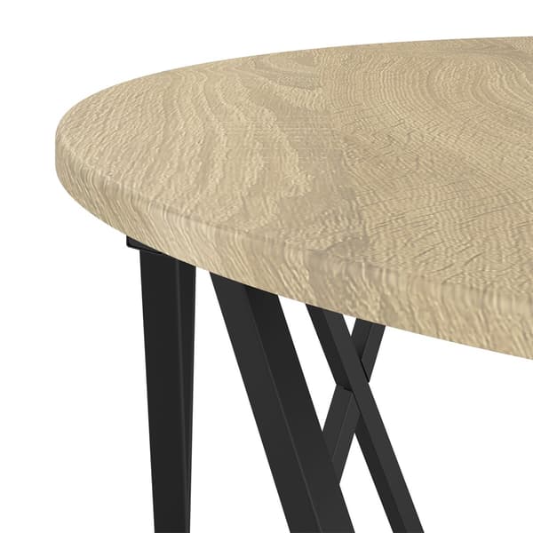 vidaXL Sonoma Ek Spånskiva Medium Kaffebord Rektangulär Modern