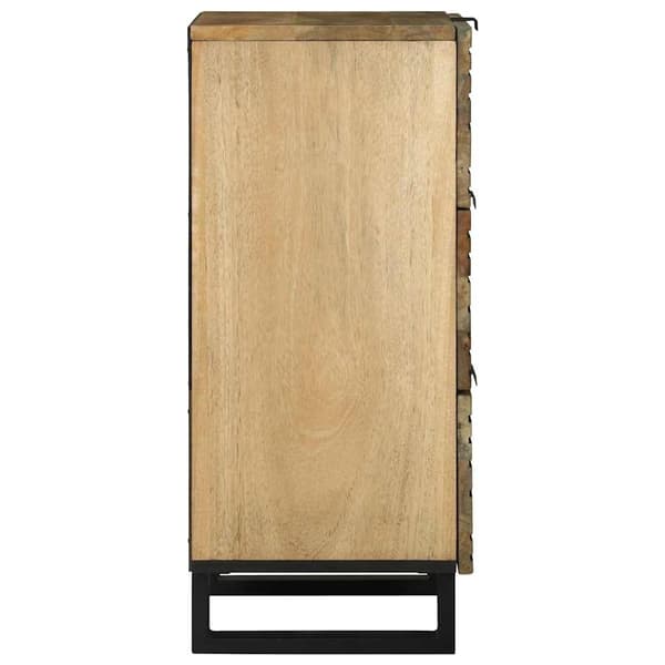 vidaXL TV-bänk 105x33x46 cm Massivt Mango