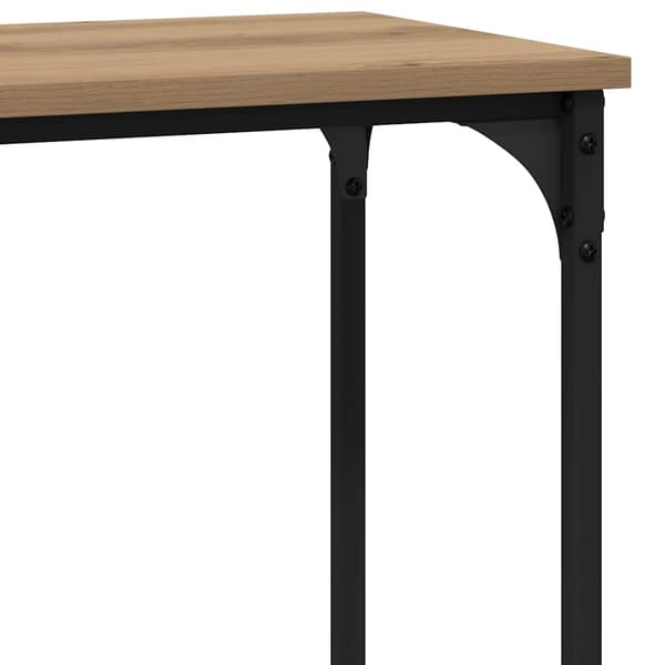 vidaXL Konsollbord artisan eik 101 x 30.5 x 75 cm Konstruert tre