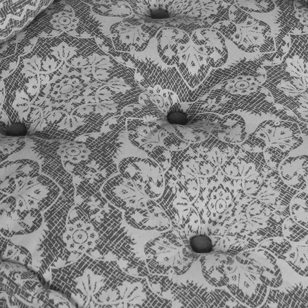 vidaXL Modulärt patchworksoffa Ljusgrå 70 x 70 x 56 cm tyg