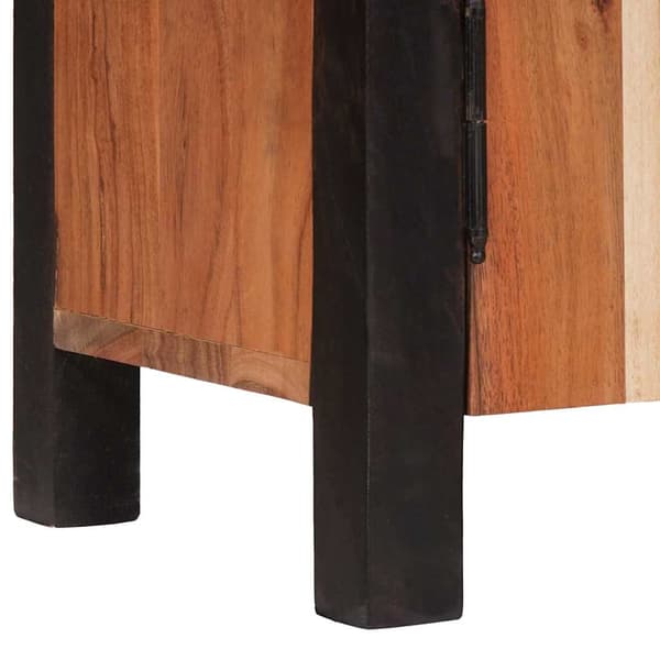 vidaXL Serviesskap Brun 70 x 30 x 75 cm Solid akasietre