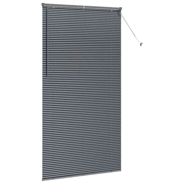 vidaXL Persienner Mörkgrå 220 x 110 cm Aluminium