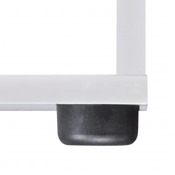 vidaXL Bokhylle 107 cm hvit