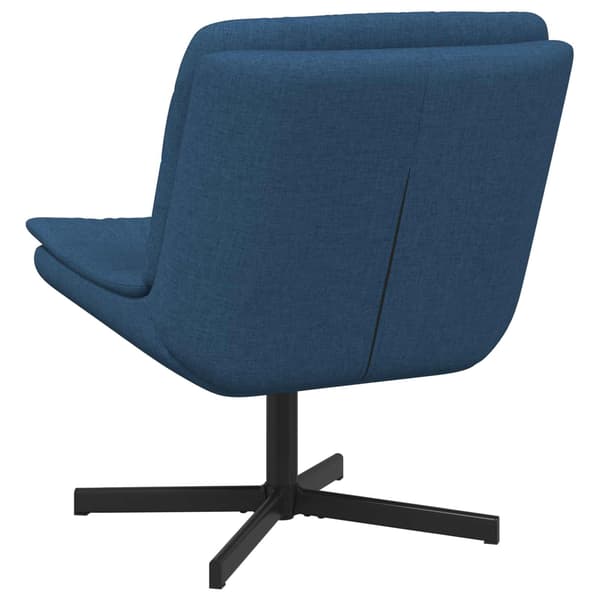 vidaXL Skrivstol Blå 63 x 75 x 76 cm tyg