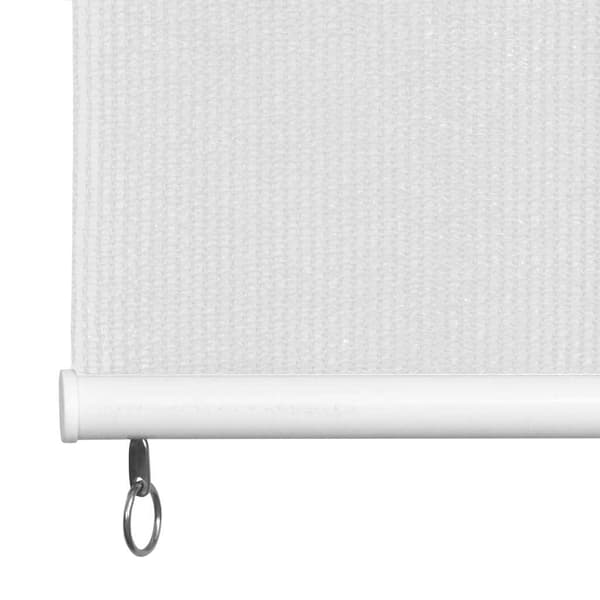 vidaXL Rullgardin utomhus 160x230 cm vit