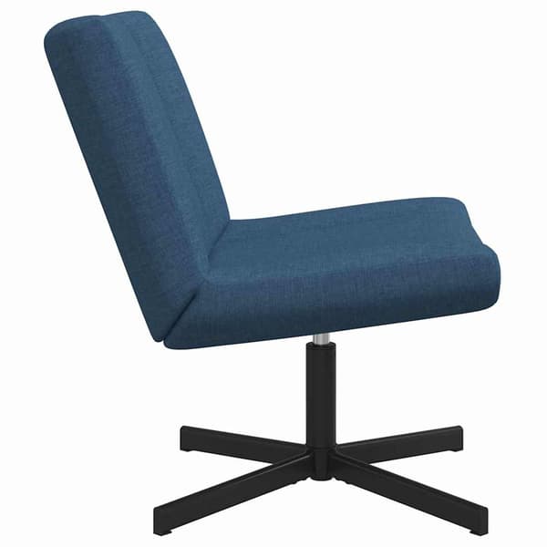 vidaXL Skrivstol Blå 63 x 75 x 76 cm tyg