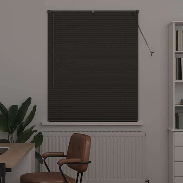 vidaXL Persienner Mörkgrå 175 x 100 cm Aluminium