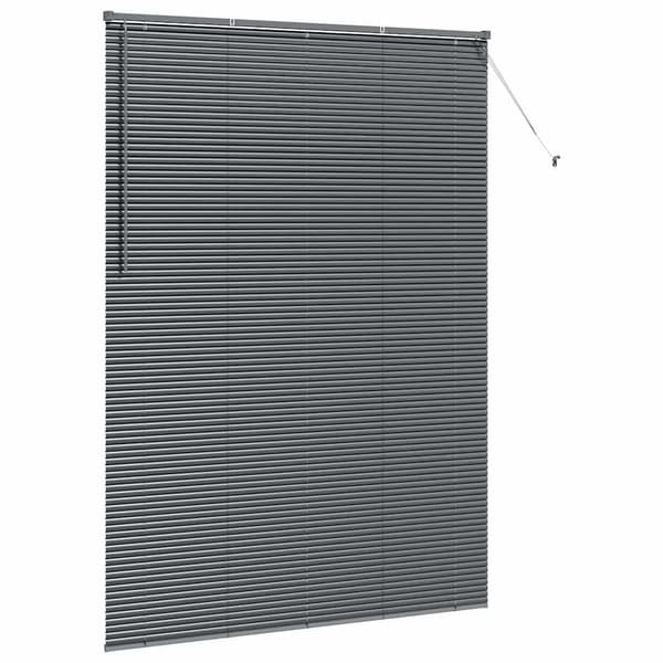 vidaXL Persienner Mörkgrå 220 x 155 cm Aluminium