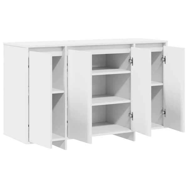 vidaXL Sideboard Vit 120 x 41 x 75 cm Konstruerat trä