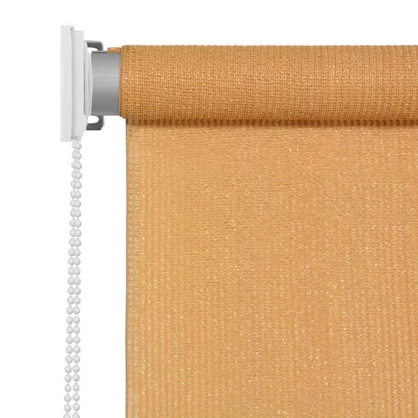 vidaXL Rullgardin utomhus 100x230 cm beige