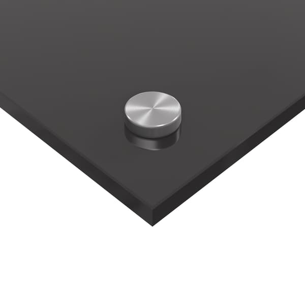 vidaXL Köksskydd Mörkgrå 90 x 50 cm härdat glas