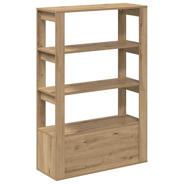 vidaXL Serviesskap artisan eik 30 x 80 x 119.5 cm Konstruert tre