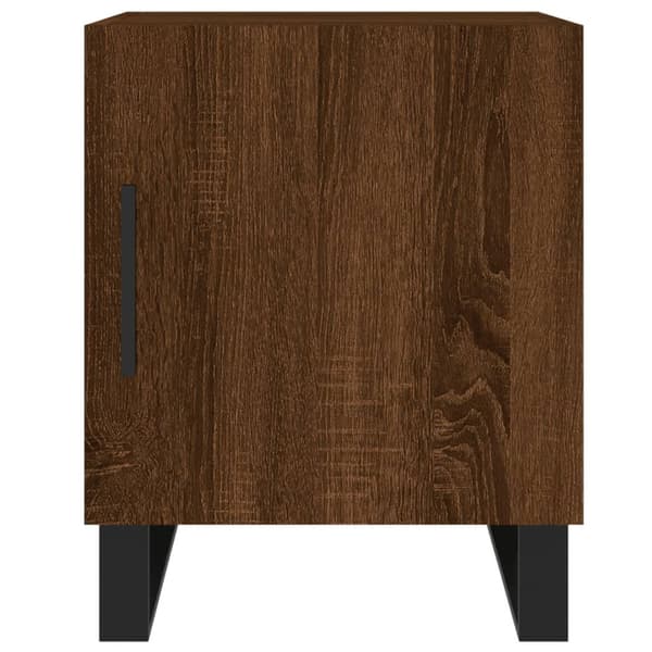 vidaXL Nattbord brun eik 40x40x50 cm konstruert tre