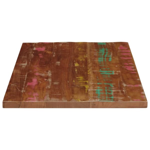 vidaXL Bordplate 80x60x3,8 cm rektangulær gjenvunnet heltre