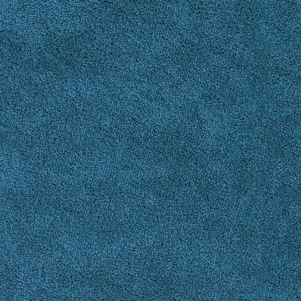 vidaXL Badmatta Blå 50 x 50 cm Polypropylen