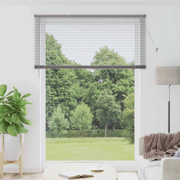 vidaXL Persienner Silver 220 x 155 cm Aluminium