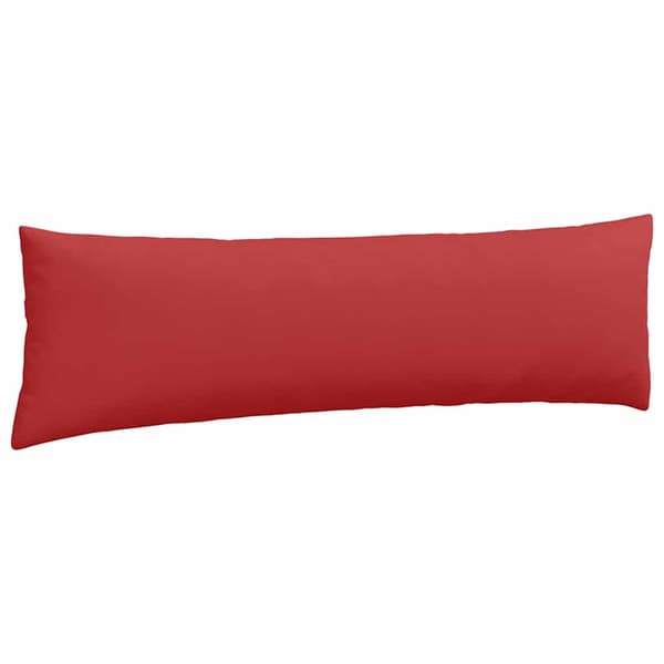 vidaXL Soffkuddar 2 st Röd 145 x 40 cm tyg