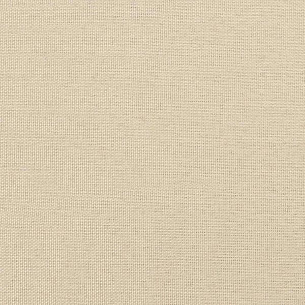 vidaXL Skrivstol Kräm 63 x 75 x 76 cm tyg