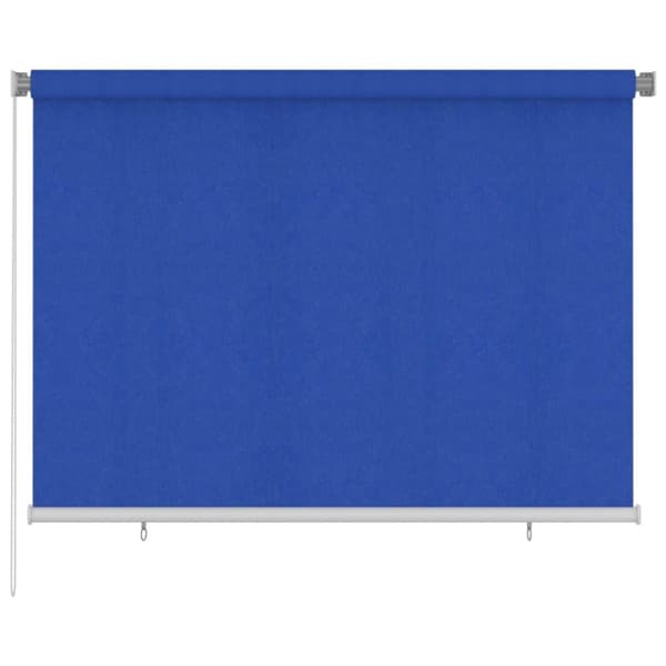vidaXL Rullgardin utomhus 200x140 cm blå HDPE
