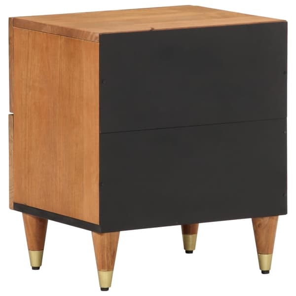vidaXL Nattbord 40x33x46 cm heltre mango