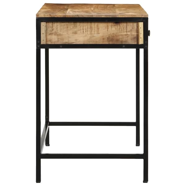 vidaXL Skrivebord Brun 105 x 50 x 75 cm Solid mango tre og metall