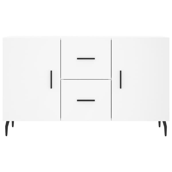 vidaXL Skänk vit 100x36x60 cm konstruerat trä