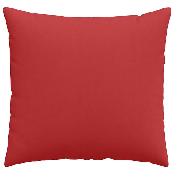 vidaXL Soffkuddar 2 st Röd 50 x 50 cm tyg