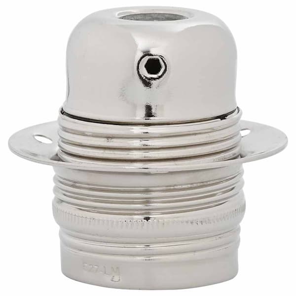 vidaXL Lamphållare 2 st Satin Nickel E27