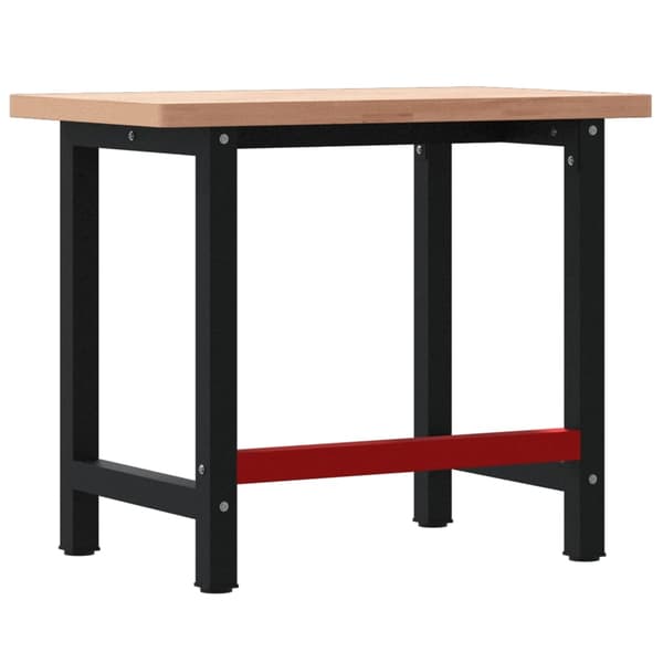 vidaXL Arbeidsbenk 100x60x83 cm heltre bøk rektangulær
